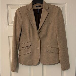 Chaps Tan Textured Blazer